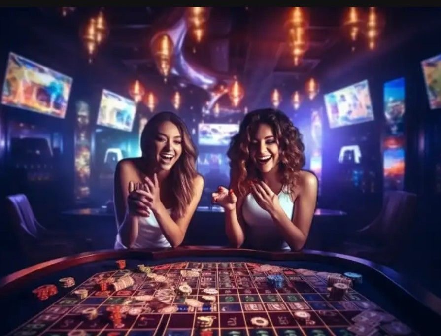 Pengguna membaca bonus harian di mobile
